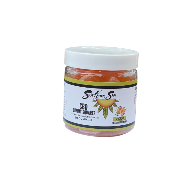 CBD gummies Peach flavor Southern Sun Hemp